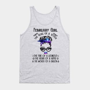 February Girl The Soul Of A Witch The Fire Of Lioness Tank Top